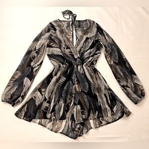 Final Touch long sleeve romper